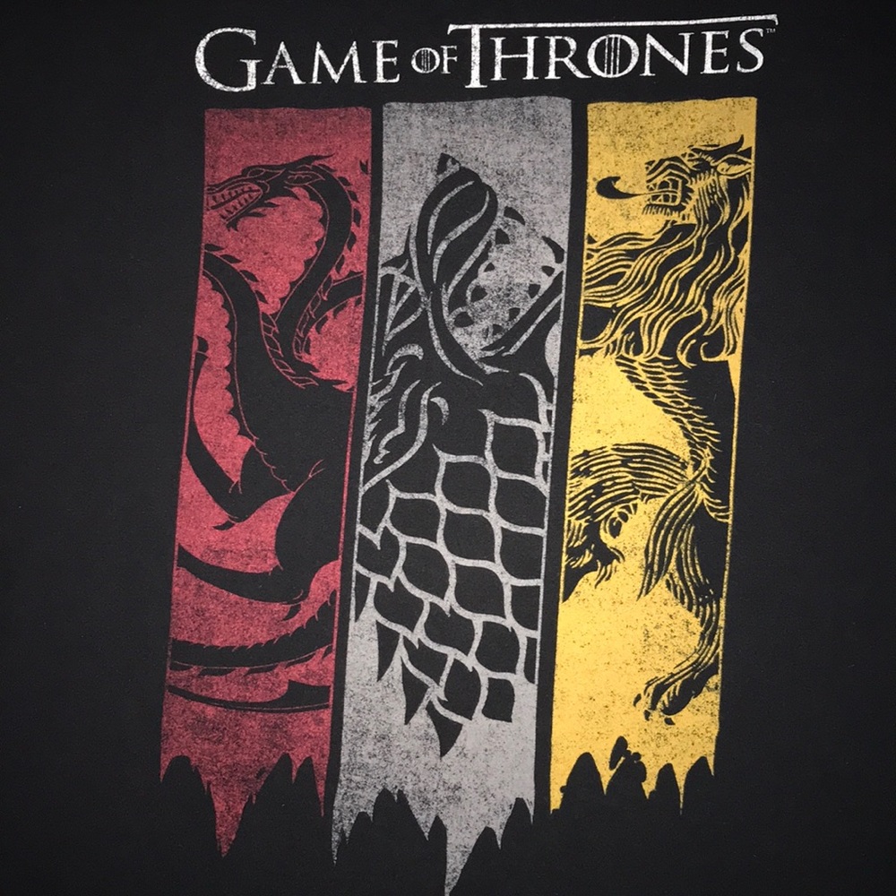 Game of thrones TV show shortsleeve shirt